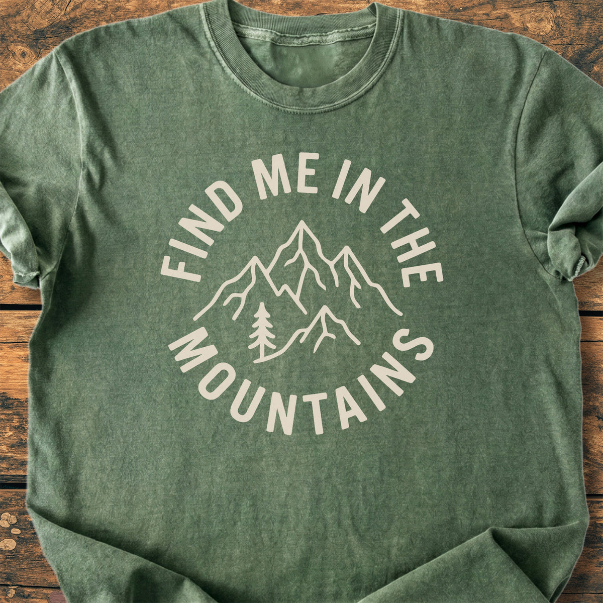 Find Me In The Mountains - Premium Vintage Tee