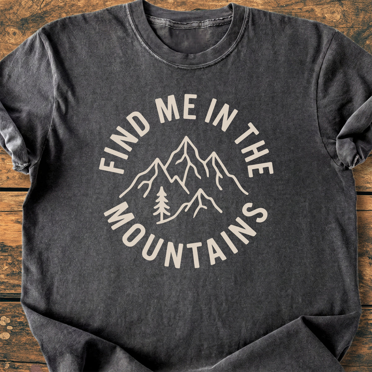 Find Me In The Mountains - Premium Vintage Tee