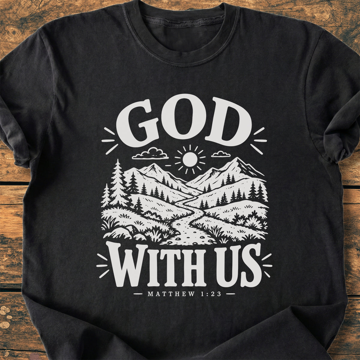 God With Us - Premium Vintage Tee