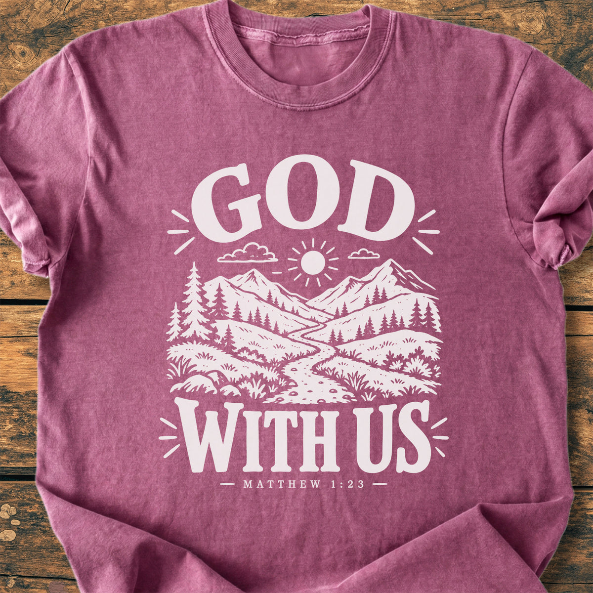 God With Us - Premium Vintage Tee
