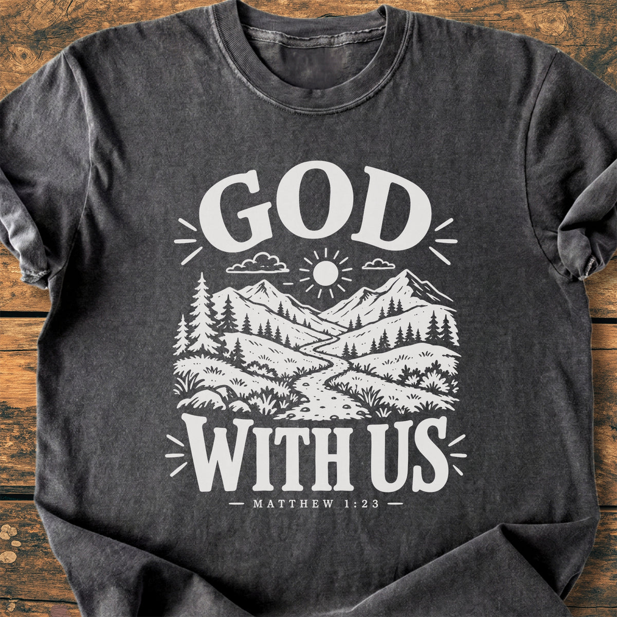 God With Us - Premium Vintage Tee