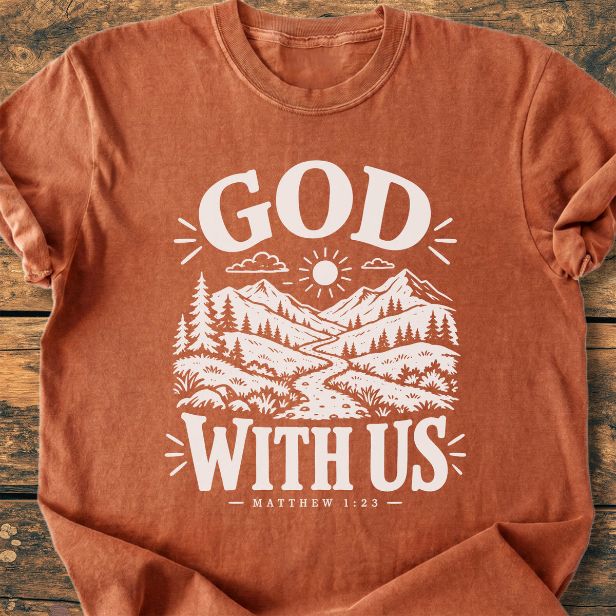 God With Us - Premium Vintage Tee