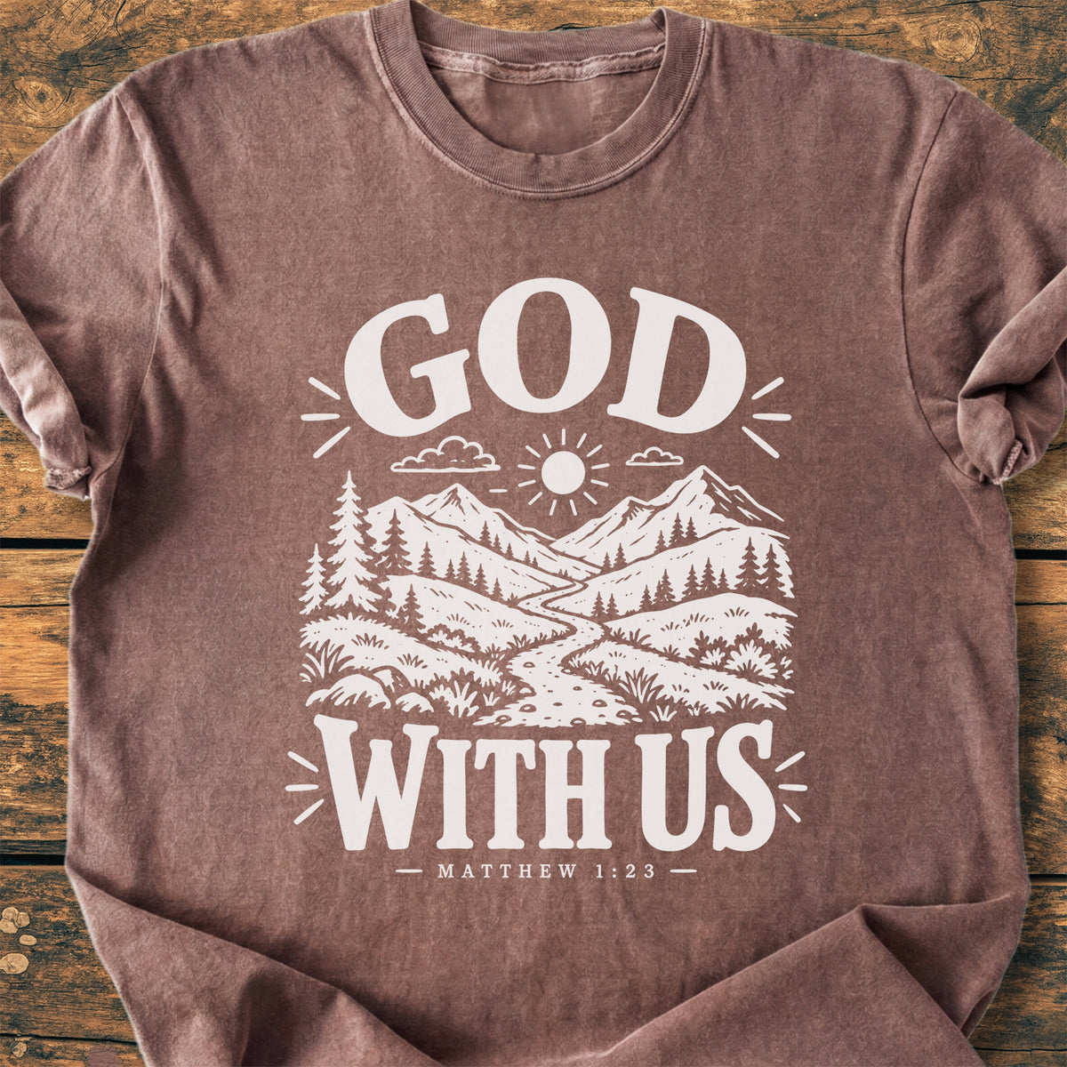 God With Us - Premium Vintage Tee