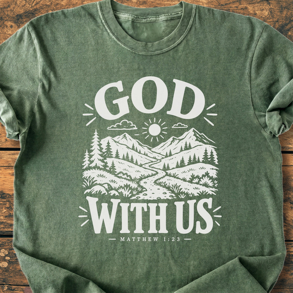 God With Us - Premium Vintage Tee