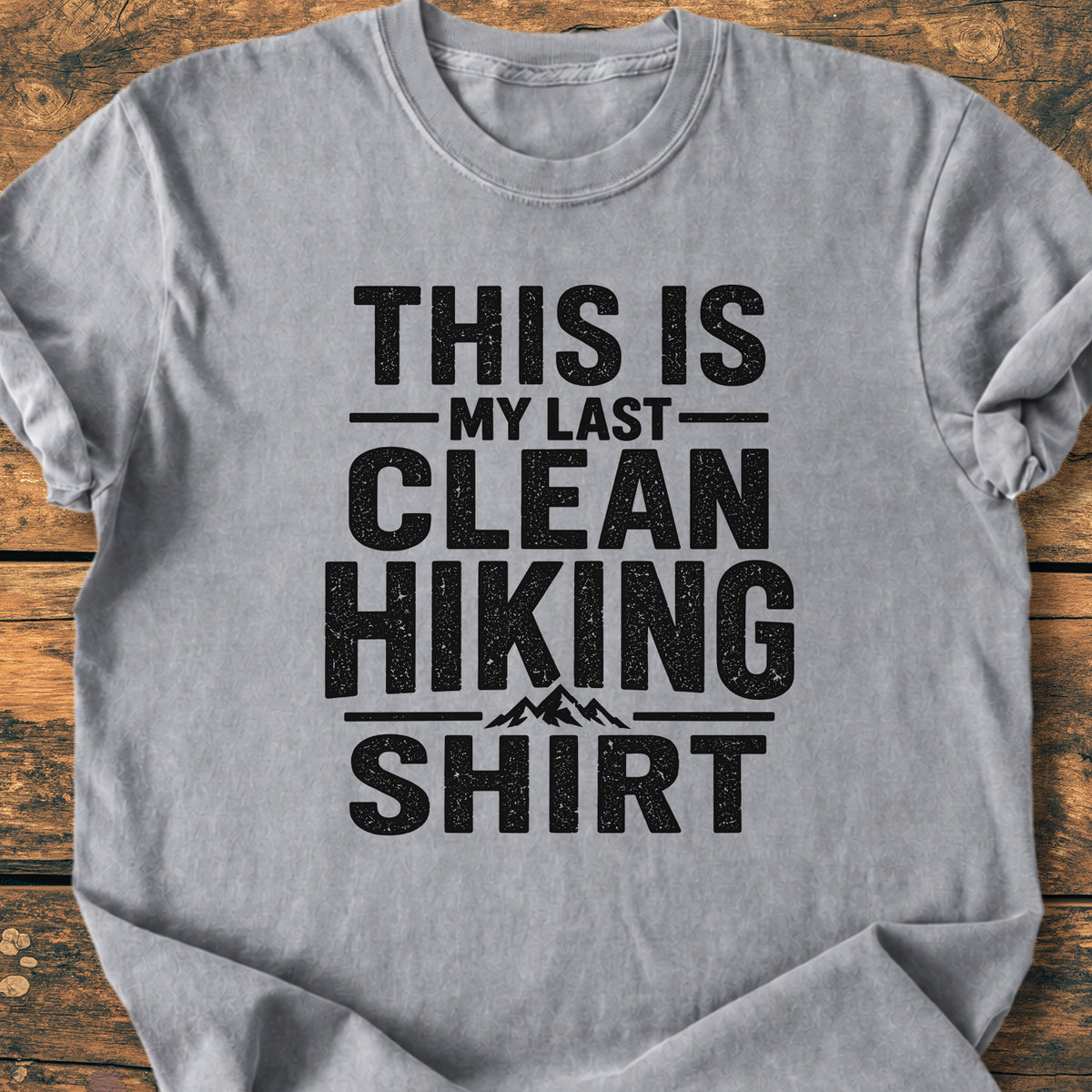 Last Clean Hiking Shirt - Premium Vintage Tee
