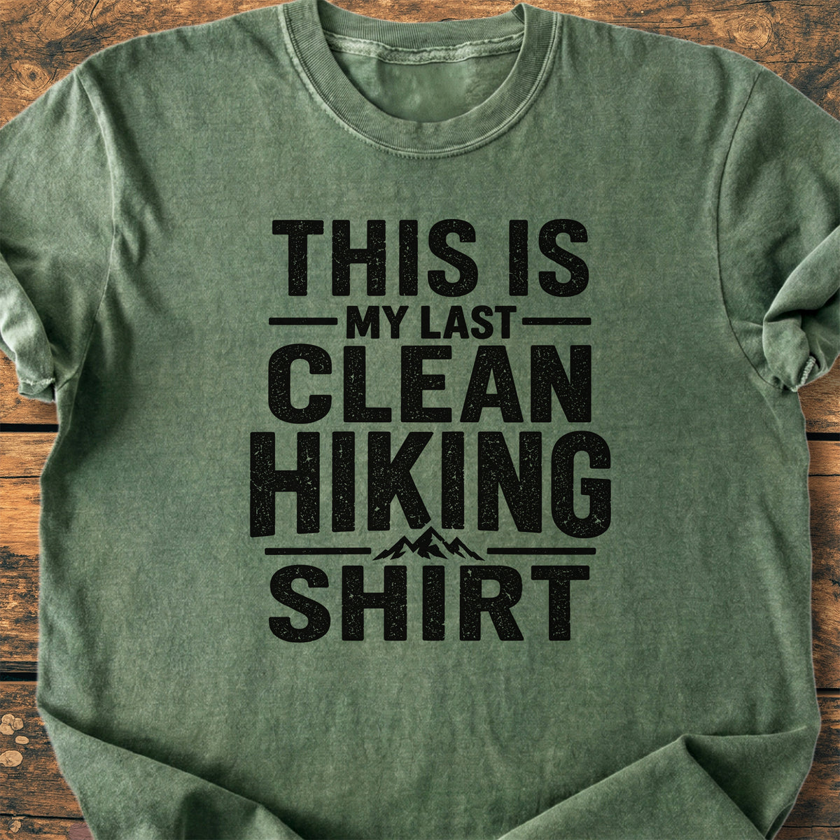 Last Clean Hiking Shirt - Premium Vintage Tee