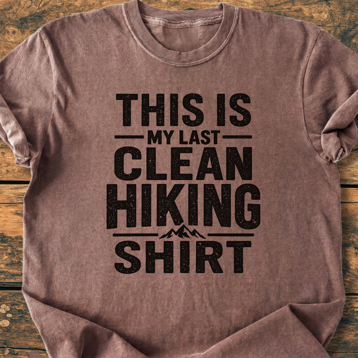 Last Clean Hiking Shirt - Premium Vintage Tee