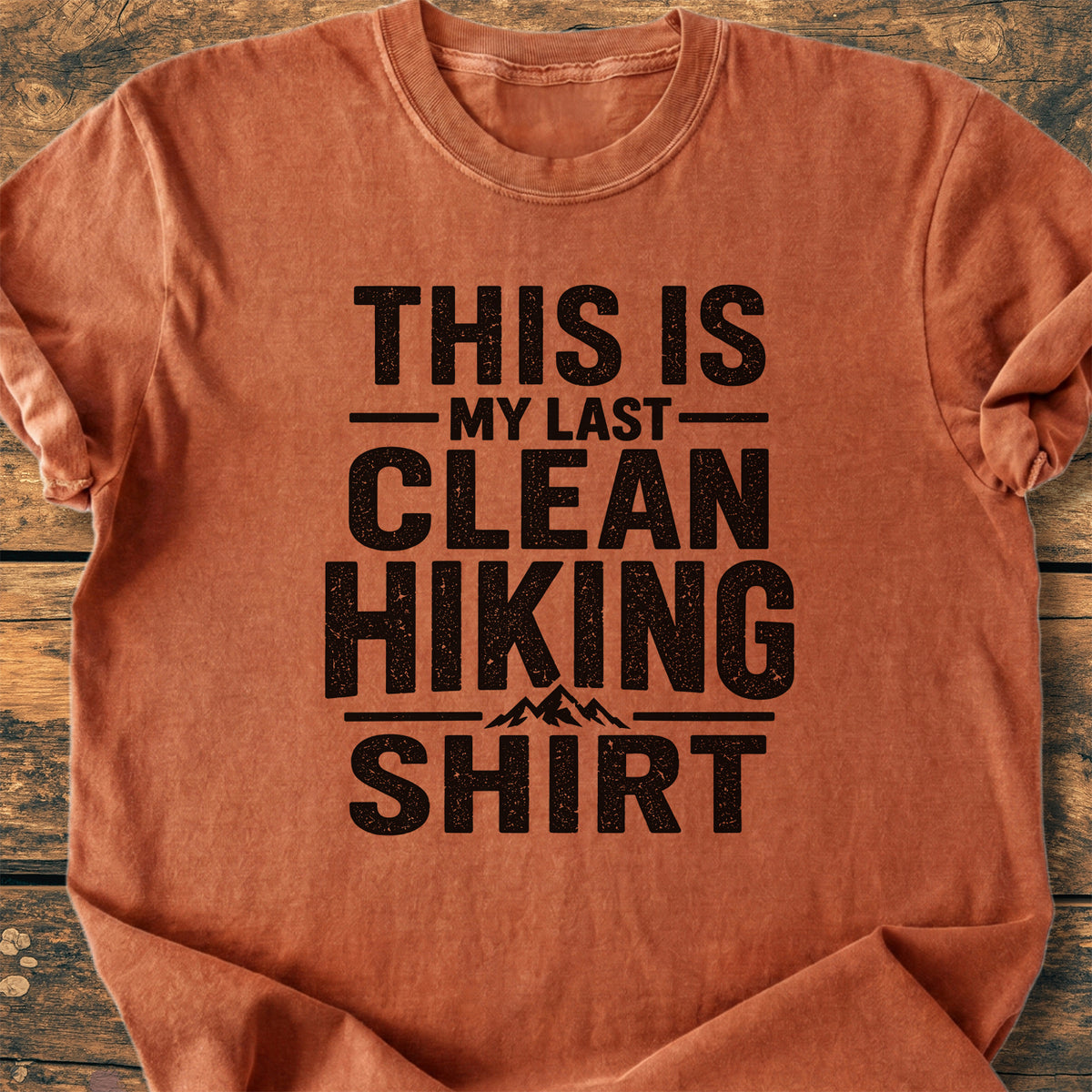 Last Clean Hiking Shirt - Premium Vintage Tee