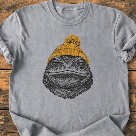 Toad With Beanie - Premium Vintage Tee