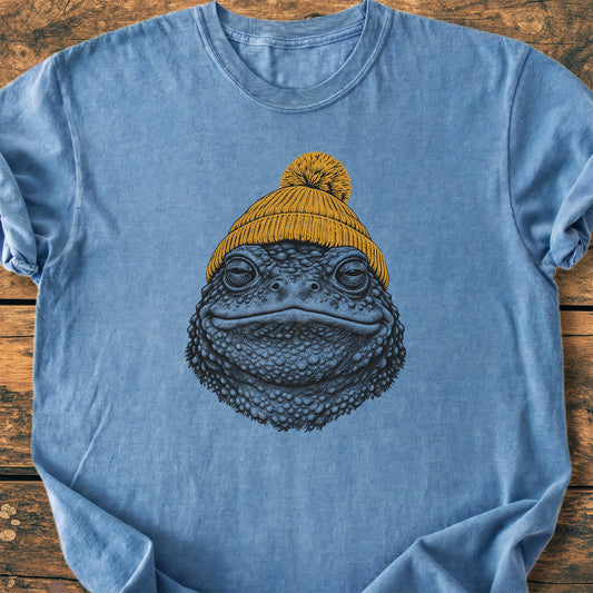Toad With Beanie - Premium Vintage Tee