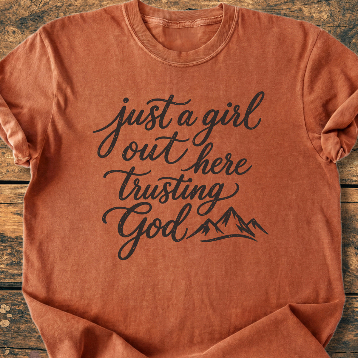 Just A Girl Trusting - Premium Vintage Tee