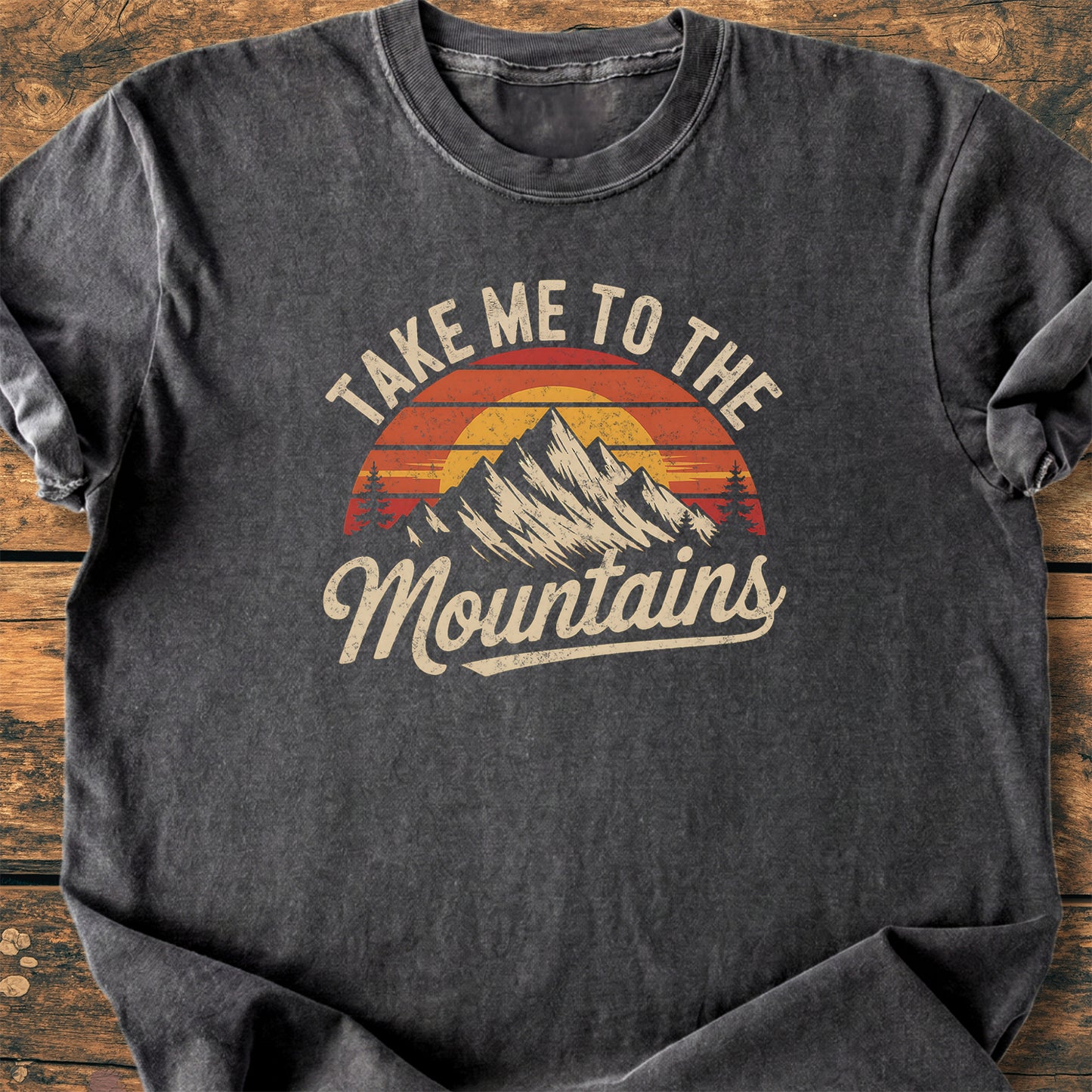 Take Me To The Mountains - Premium Vintage Tee