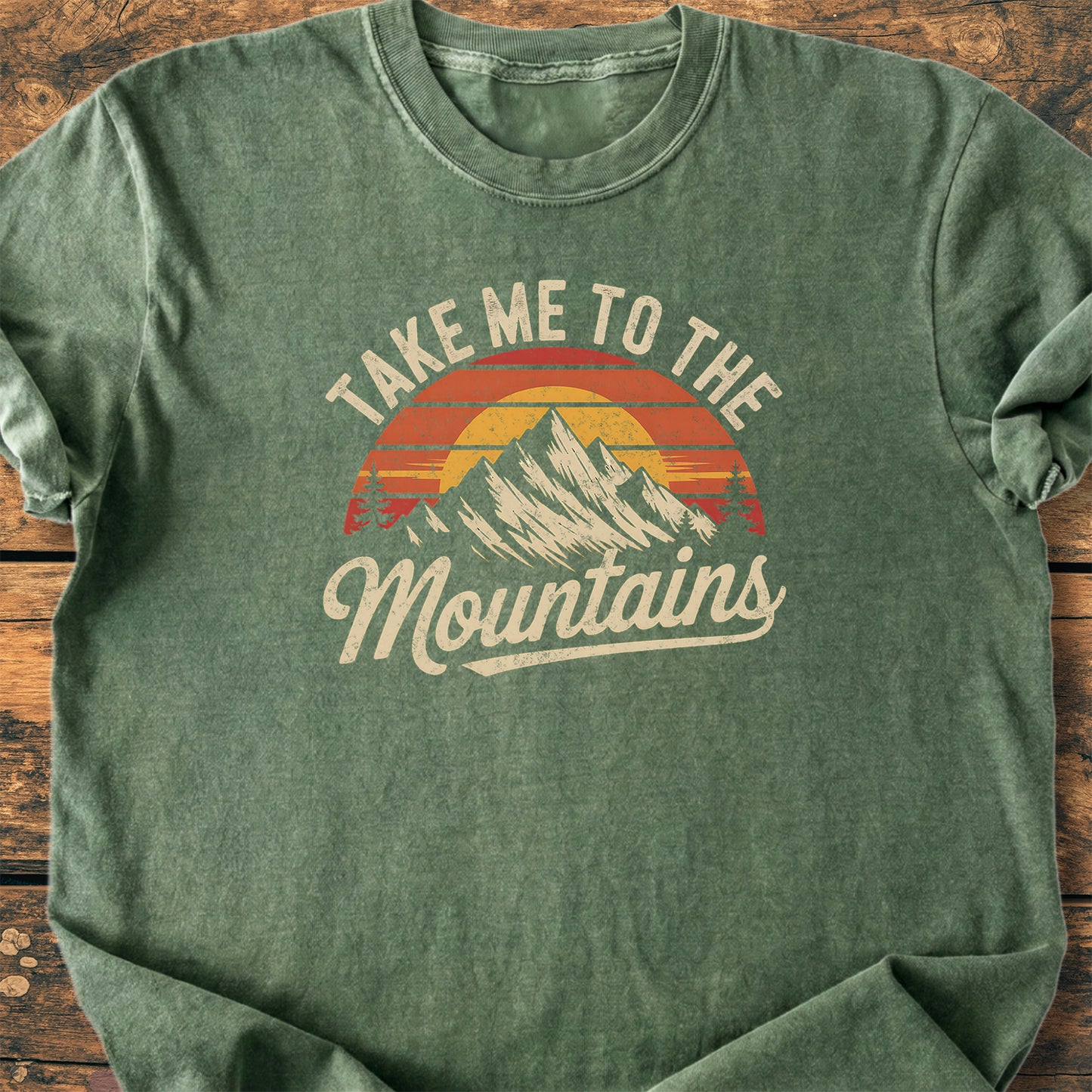 Take Me To The Mountains - Premium Vintage Tee