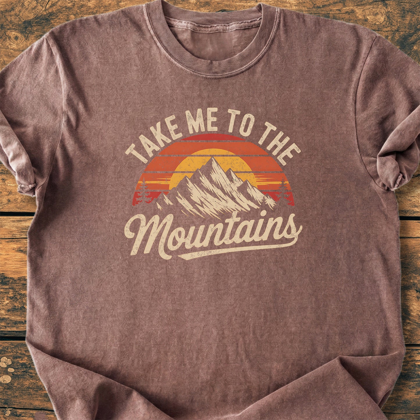 Take Me To The Mountains - Premium Vintage Tee