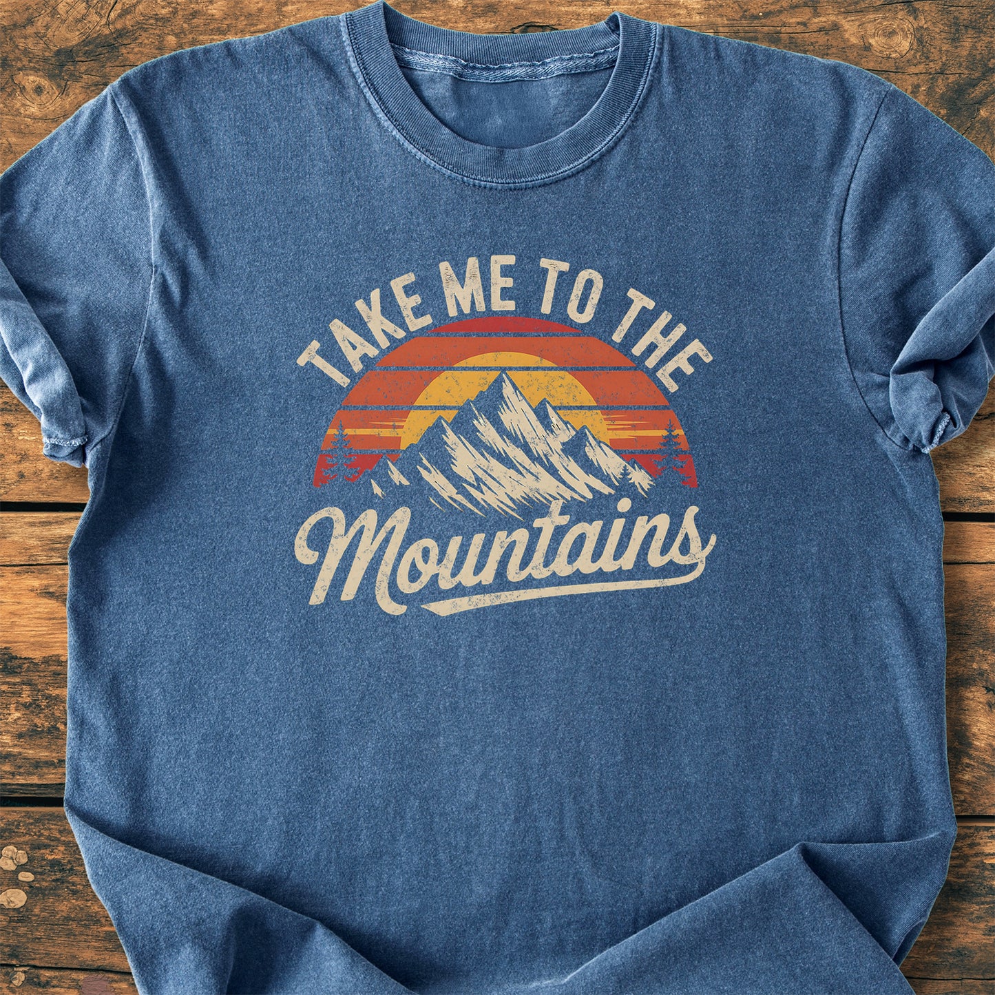 Take Me To The Mountains - Premium Vintage Tee