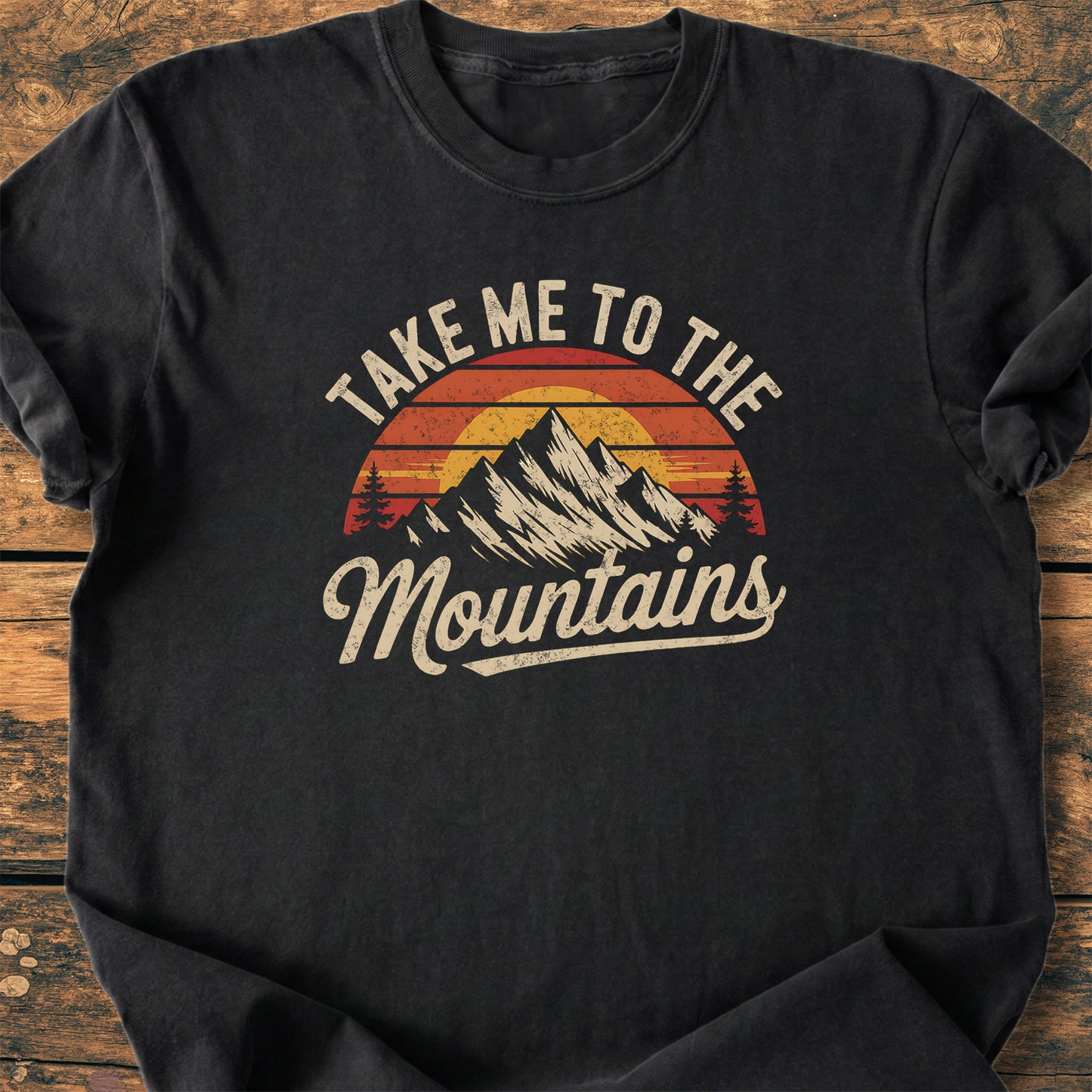 Take Me To The Mountains - Premium Vintage Tee