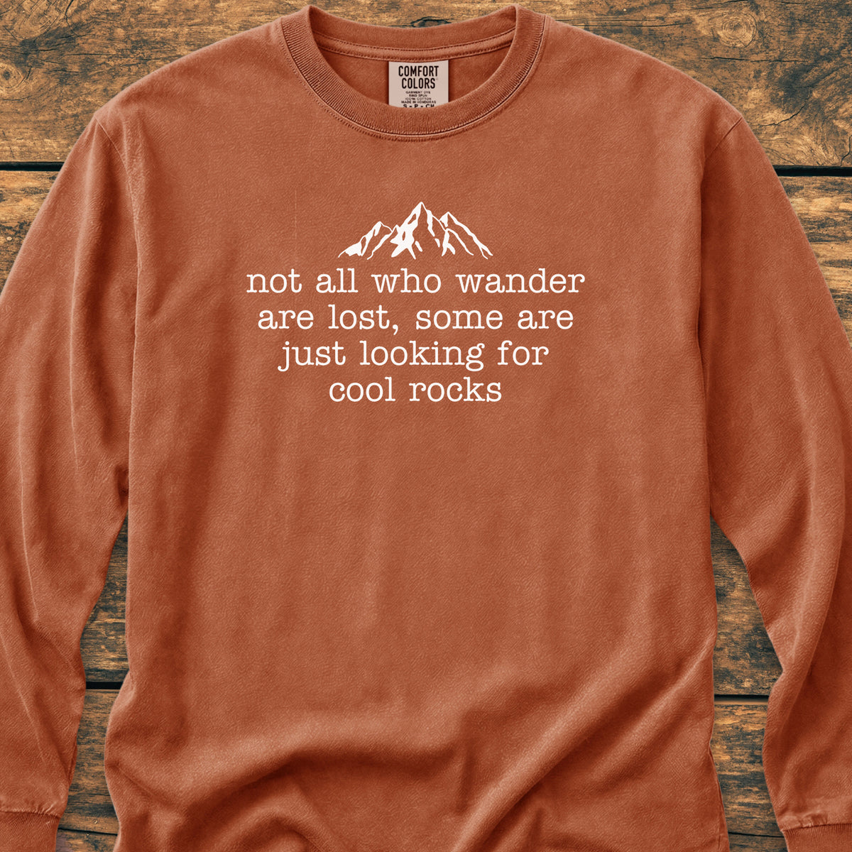 Looking For Cool Rocks - Long-Sleeve Tee