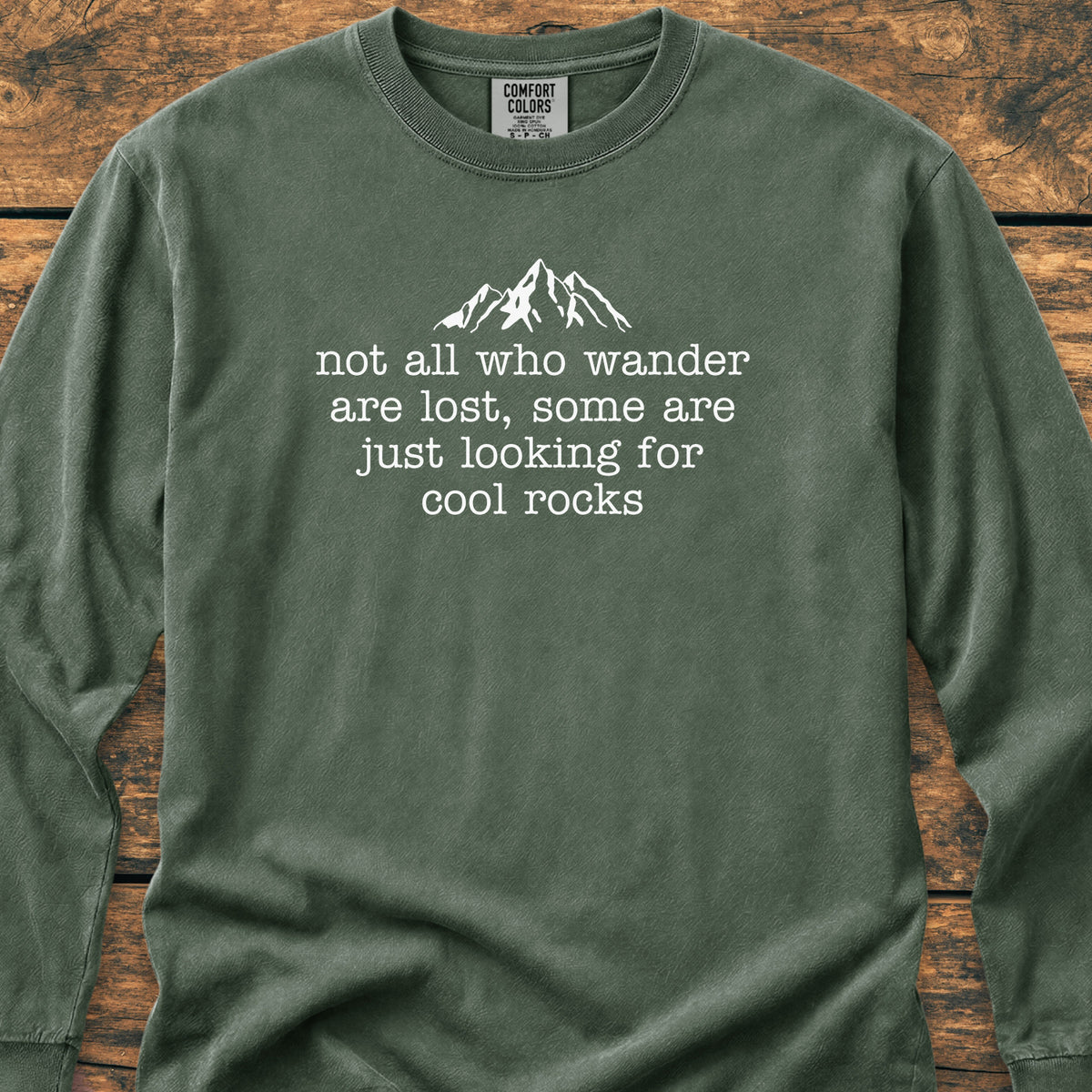 Looking For Cool Rocks - Long-Sleeve Tee