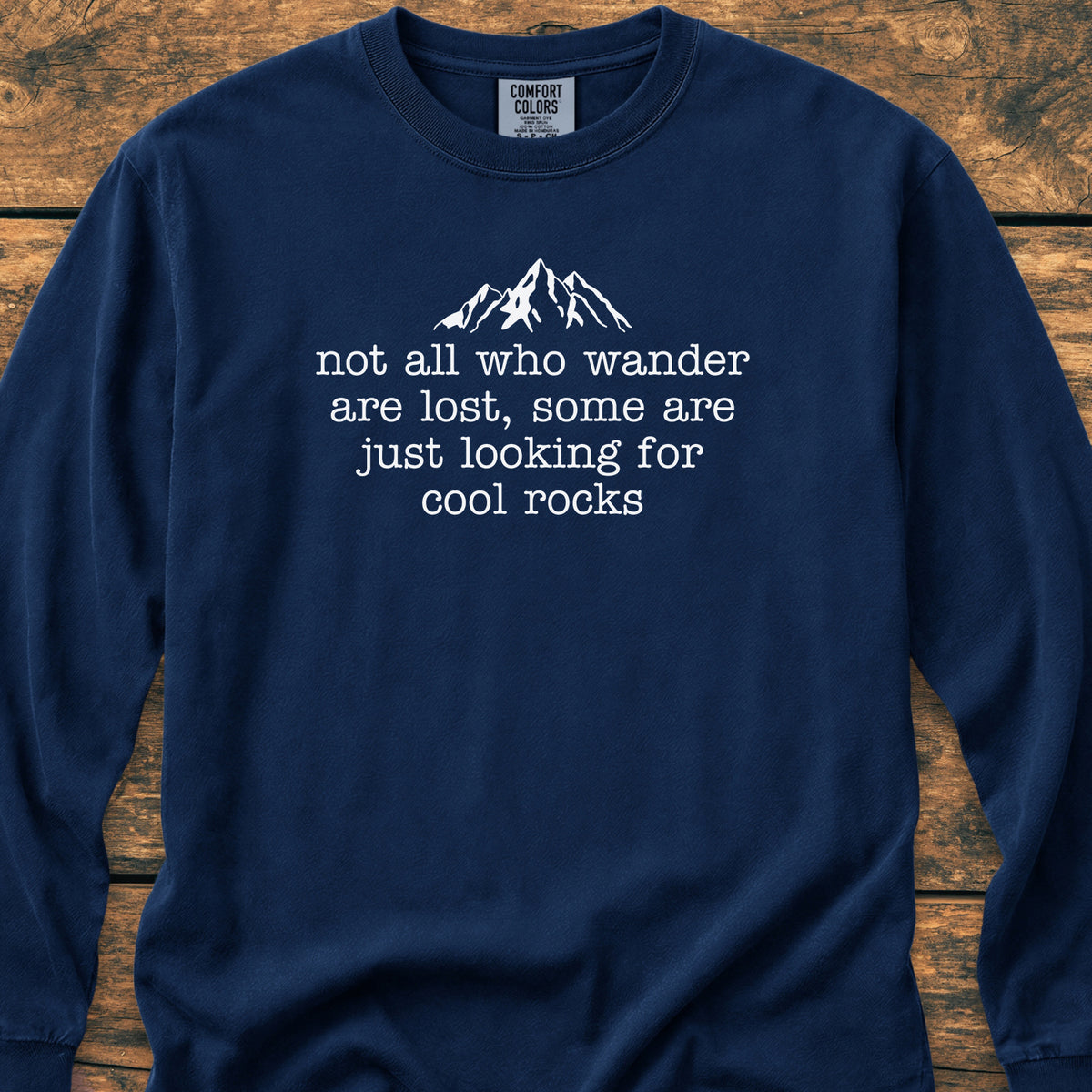 Looking For Cool Rocks - Long-Sleeve Tee