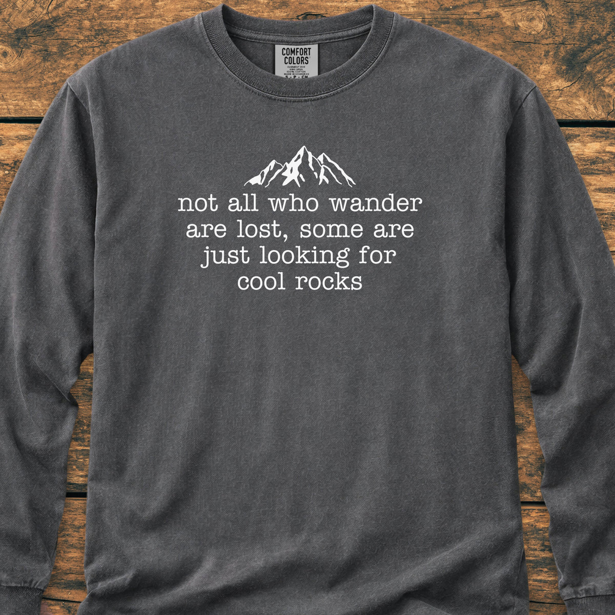 Looking For Cool Rocks - Long-Sleeve Tee