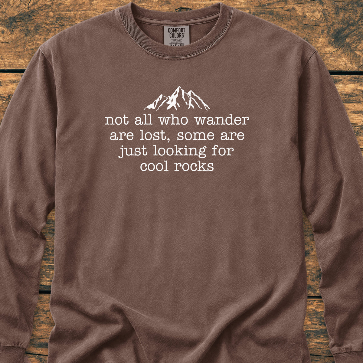 Looking For Cool Rocks - Long-Sleeve Tee