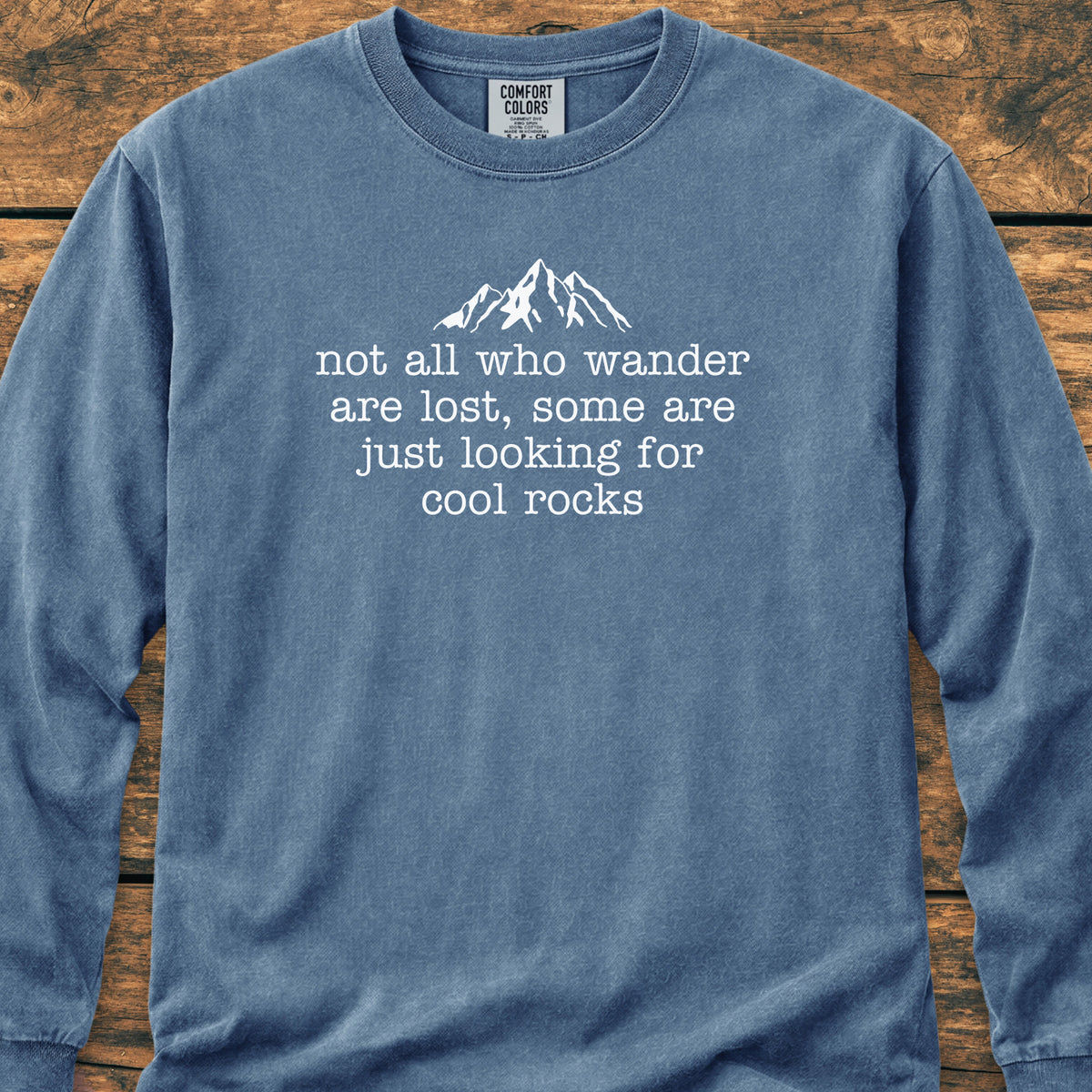 Looking For Cool Rocks - Long-Sleeve Tee