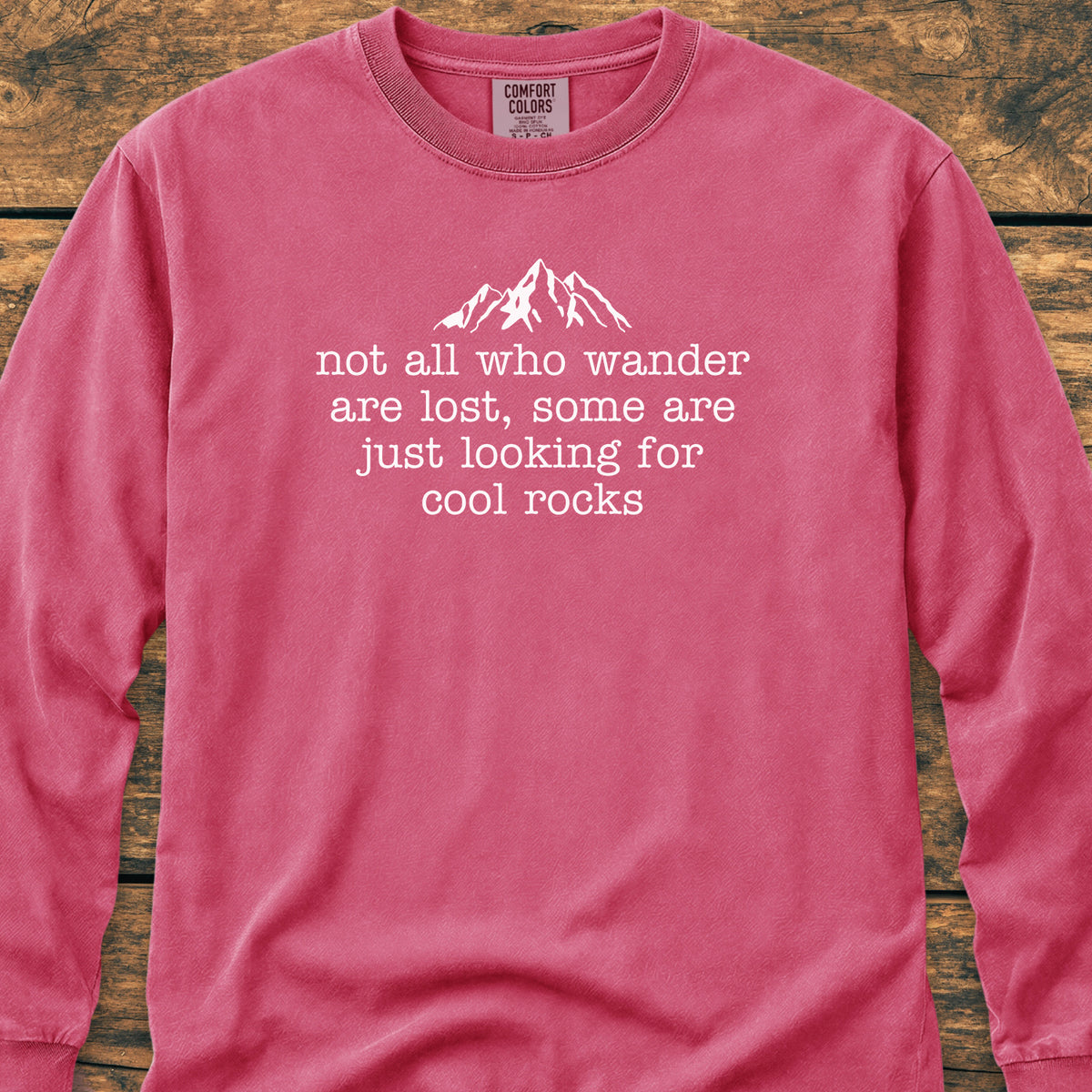 Looking For Cool Rocks - Long-Sleeve Tee