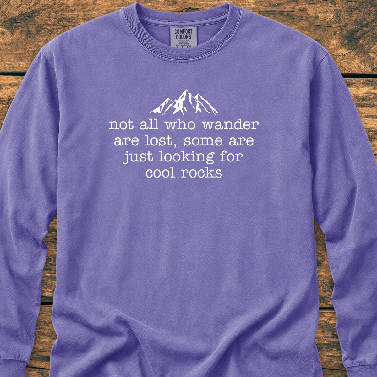 Looking For Cool Rocks - Long-Sleeve Tee