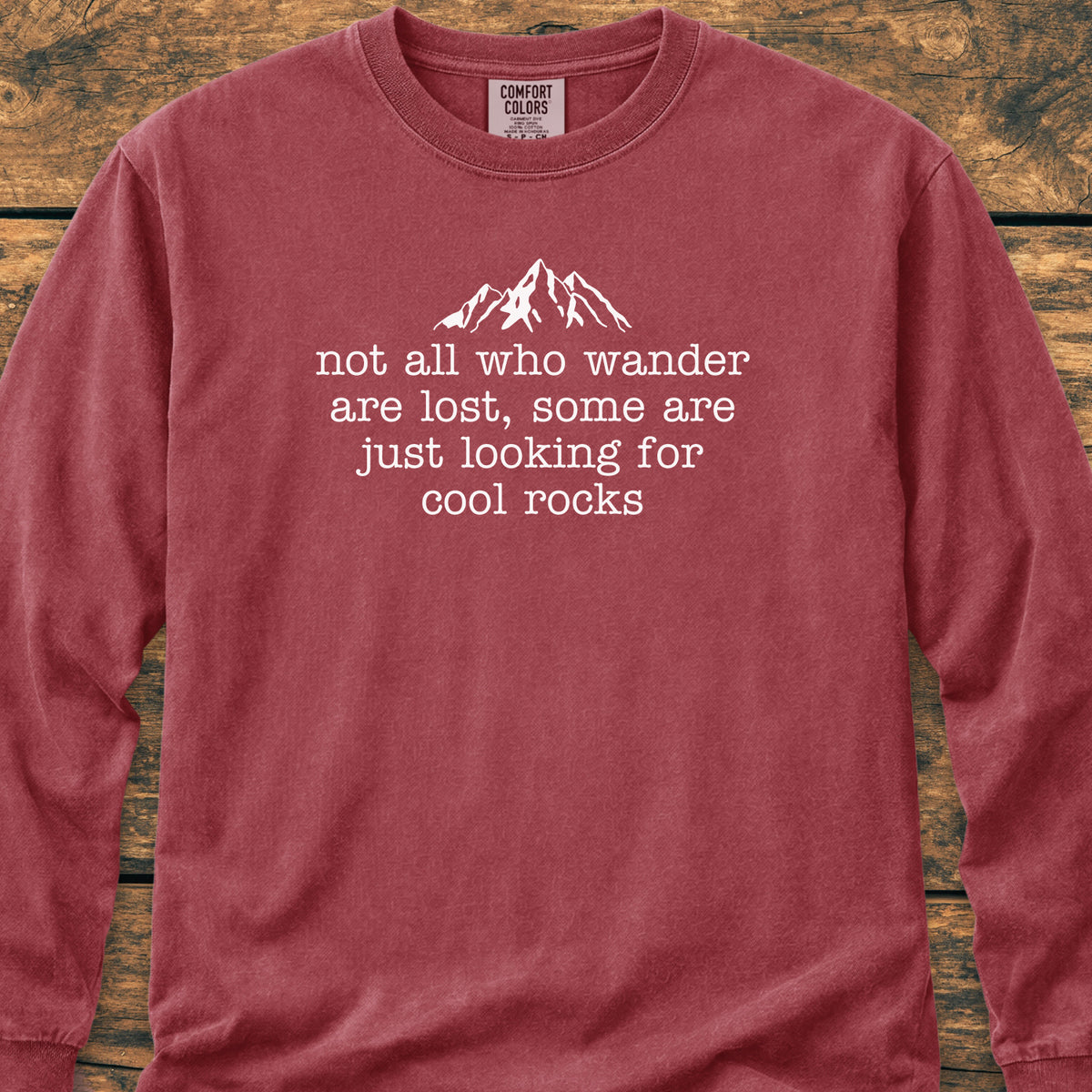 Looking For Cool Rocks - Long-Sleeve Tee