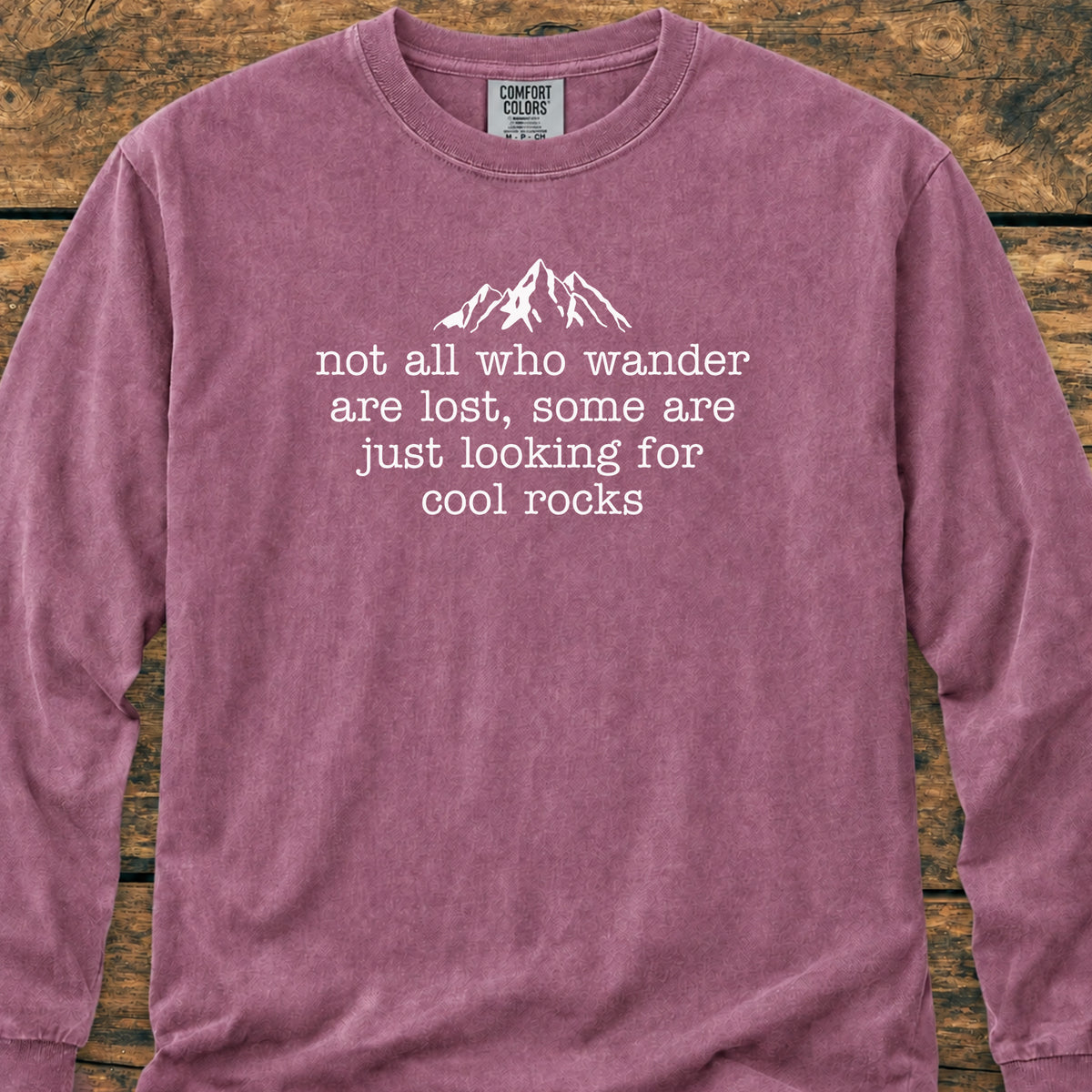 Looking For Cool Rocks - Long-Sleeve Tee