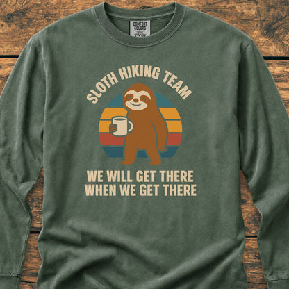Sloth Hiking Team - Long-Sleeve Tee