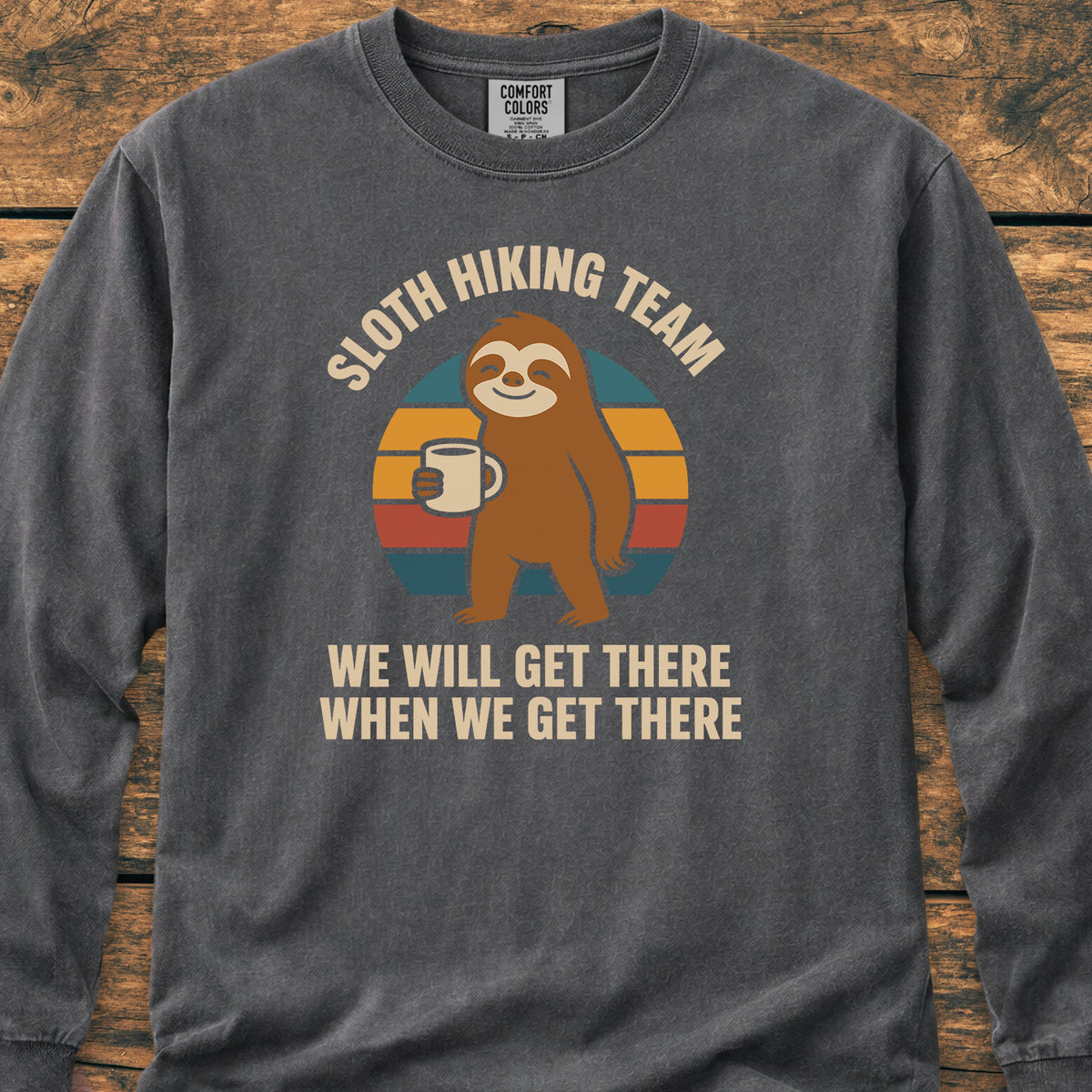 Sloth Hiking Team - Long-Sleeve Tee