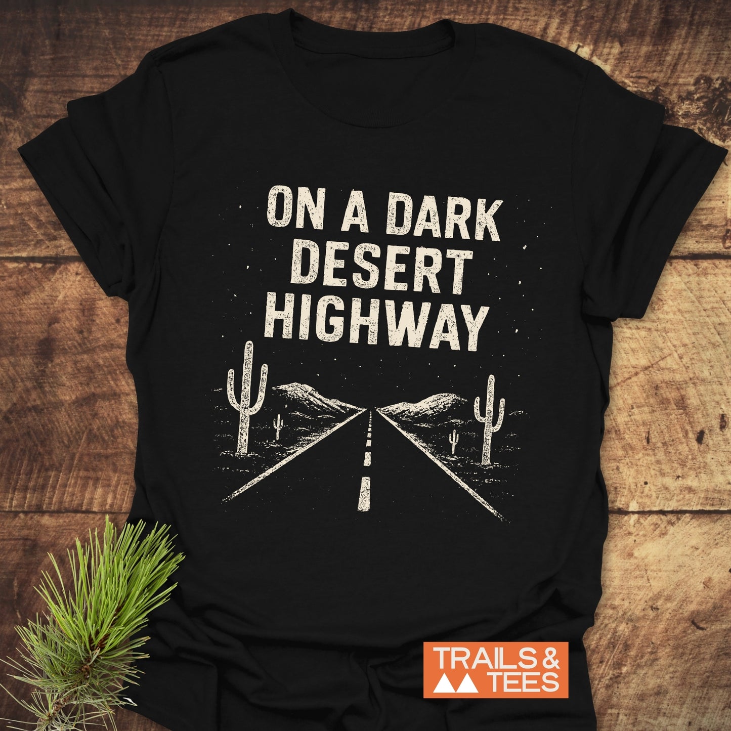 On A Dark Desert Highway - Softstyle T-Shirt