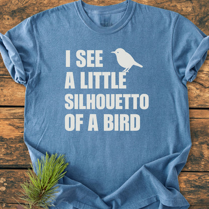 Silhouetto Of A Bird - Vintage Wash Tee