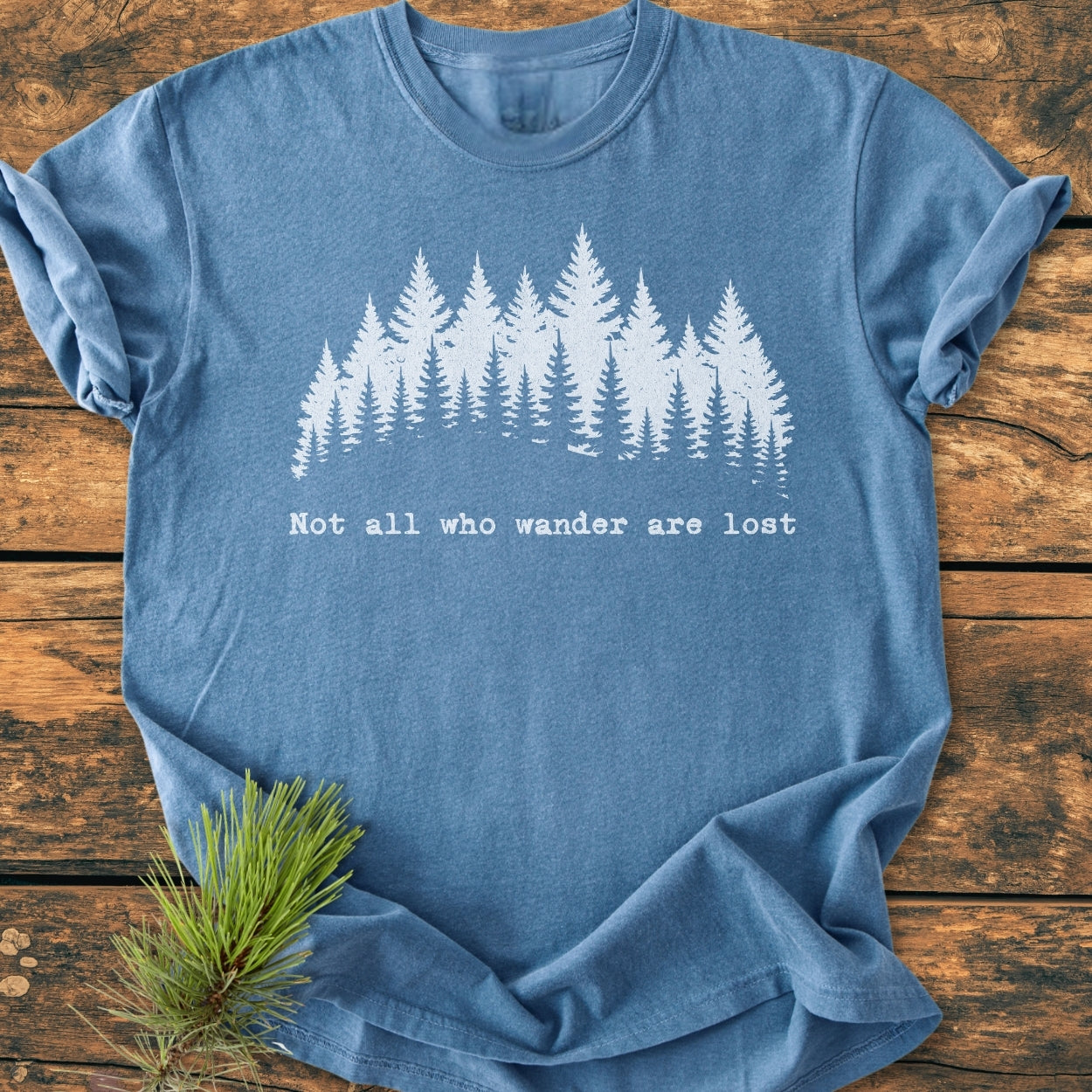Not All Who Wander Are Lost - Vintage Wash Tee