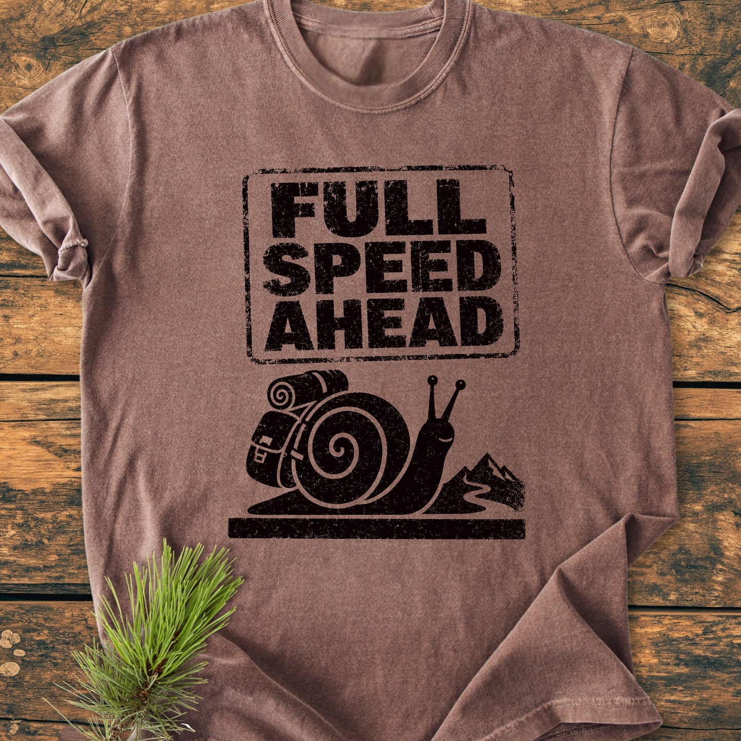Full Speed Ahead - Vintage Wash Tee