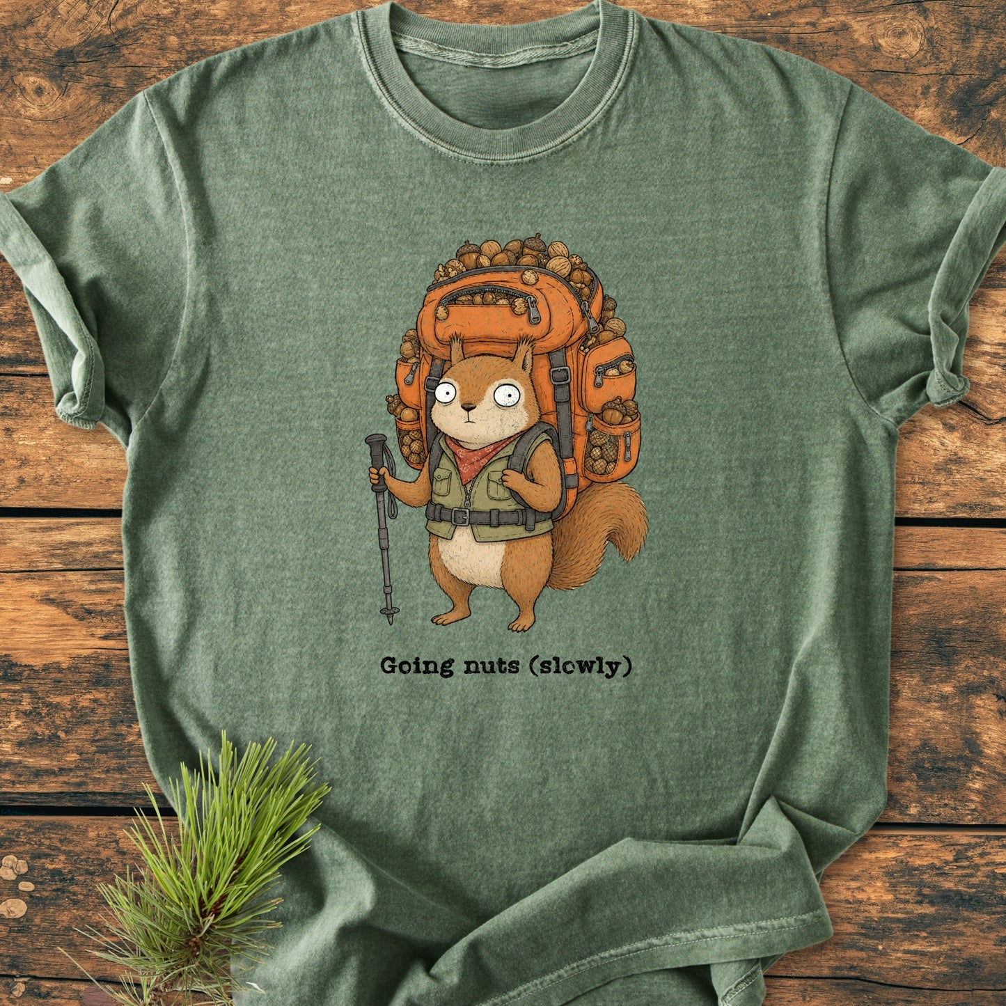 Going Nuts (Slowly) - Vintage Wash Tee