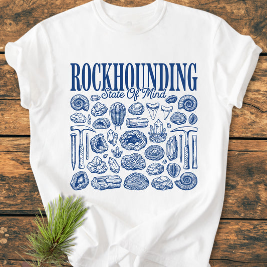 Rockhounding State Of Mind - Vintage Wash Tee