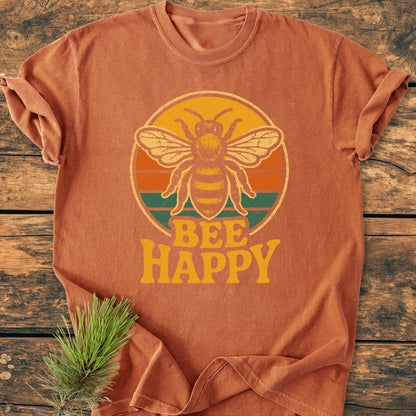 Bee Happy - Vintage Wash Tee