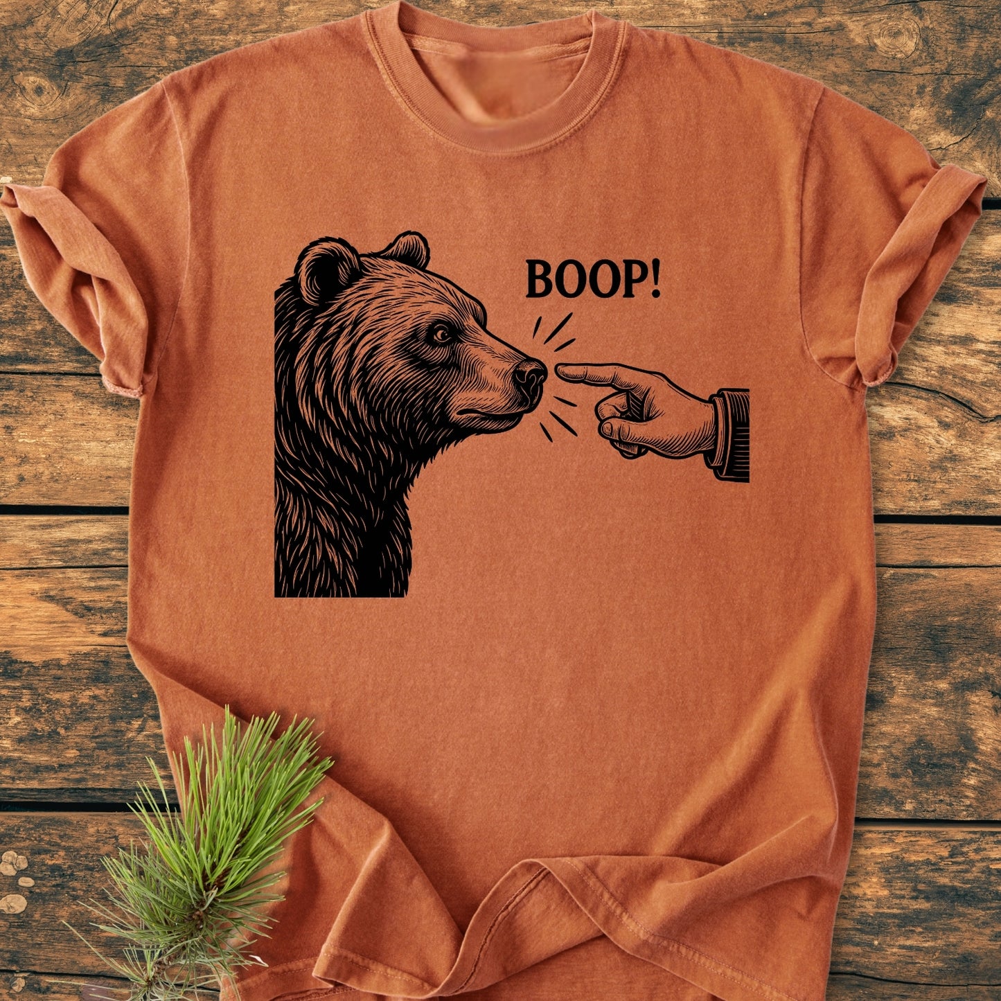 Boop! Bear - Vintage Wash Tee