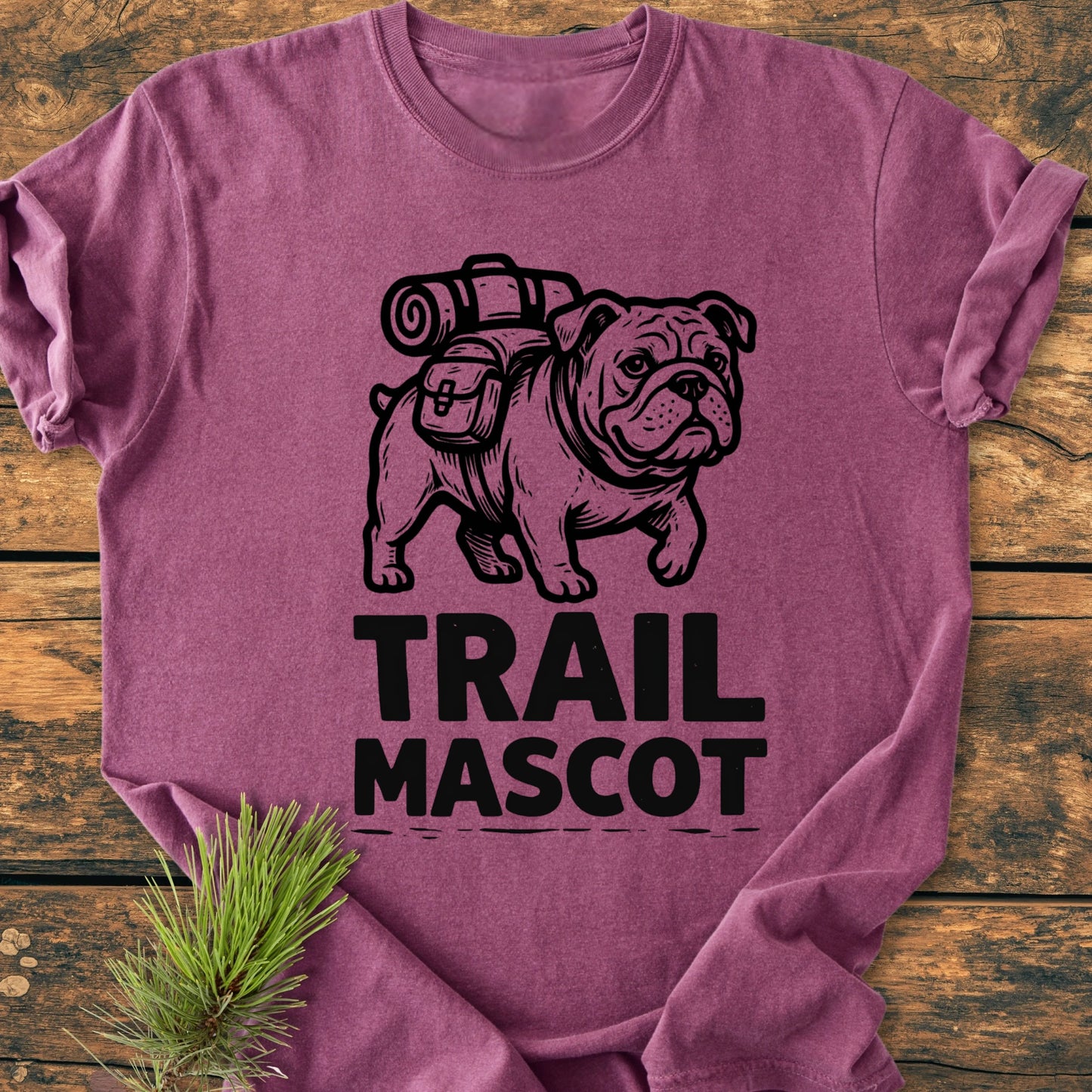 Trail Mascot Bulldog - Vintage Wash Tee