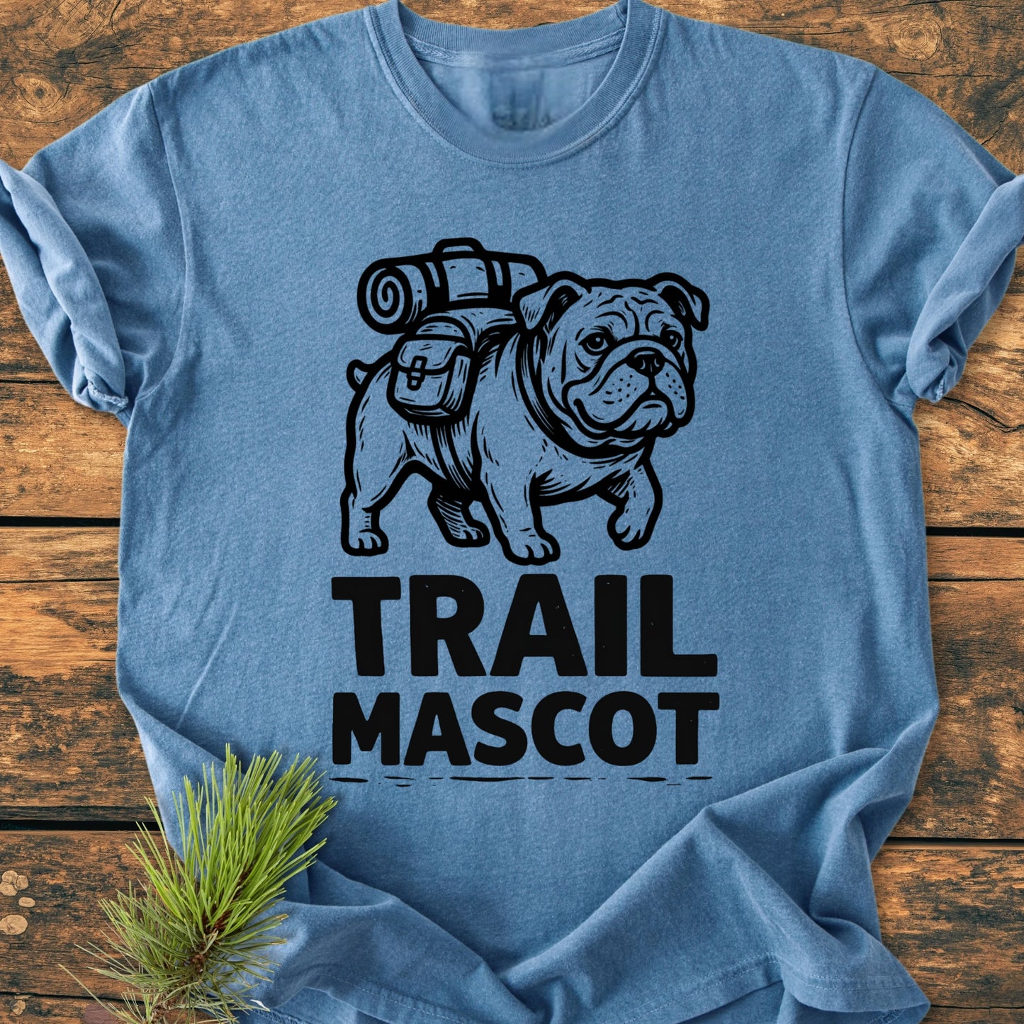 Trail Mascot Bulldog - Vintage Wash Tee