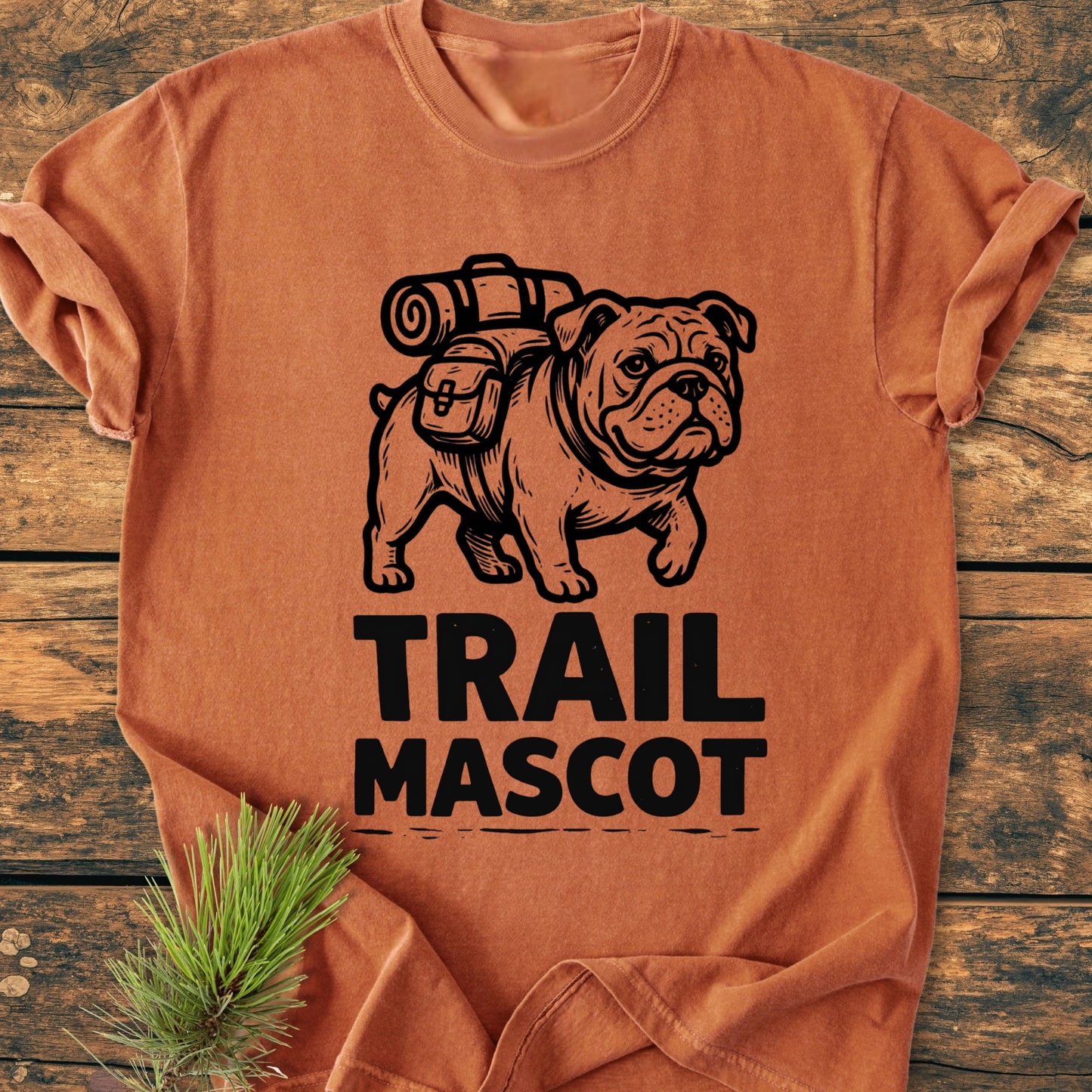 Trail Mascot Bulldog - Vintage Wash Tee