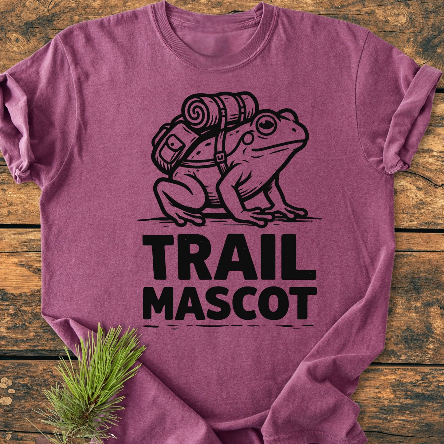 Trail Mascot Frog - Vintage Wash Tee