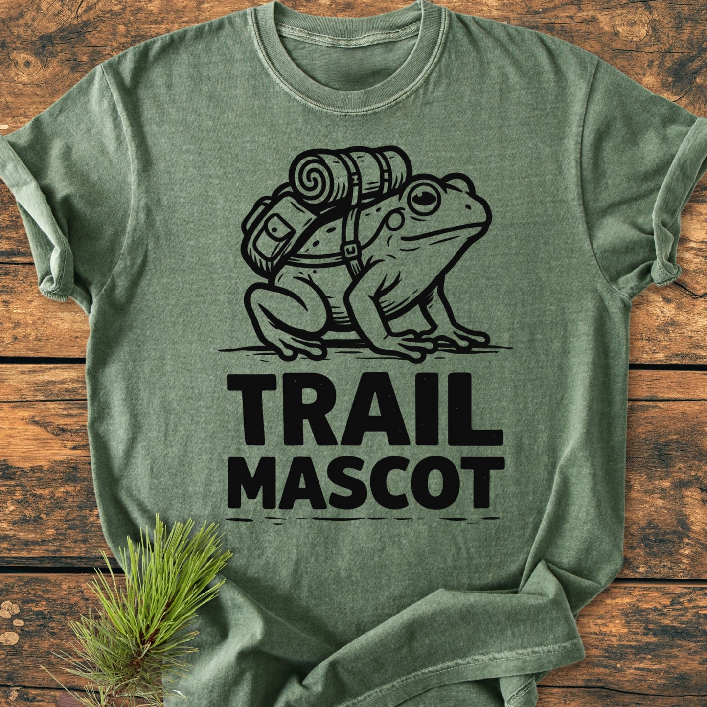 Trail Mascot Frog - Vintage Wash Tee