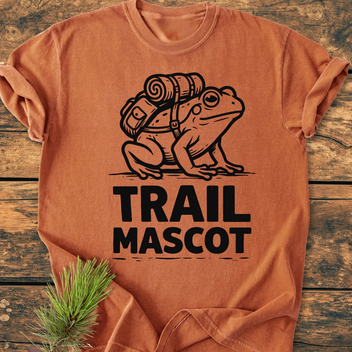 Trail Mascot Frog - Vintage Wash Tee