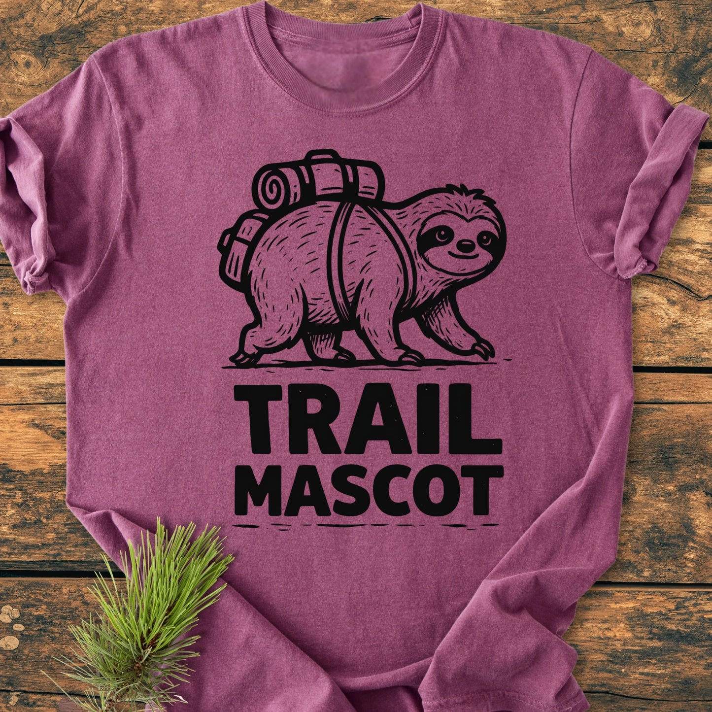 Trail Mascot Sloth - Vintage Wash Tee