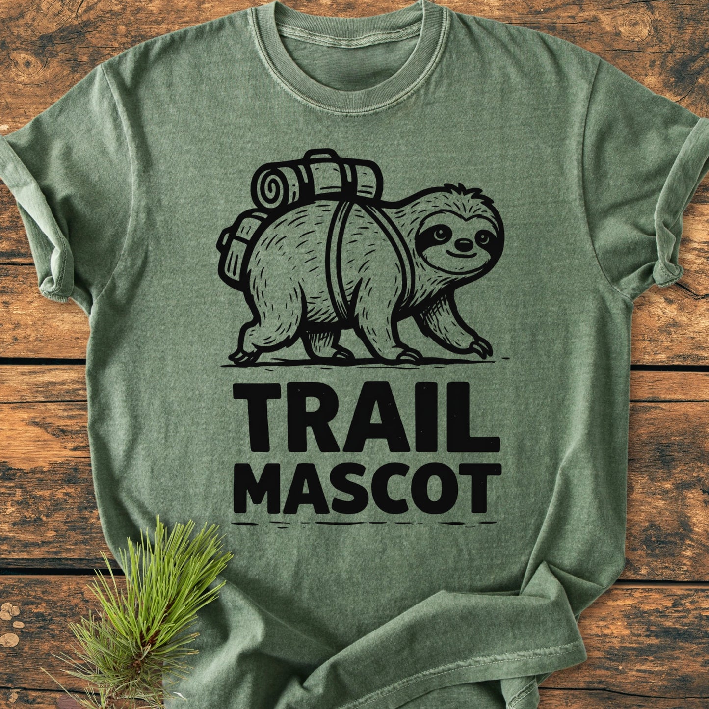 Trail Mascot Sloth - Vintage Wash Tee