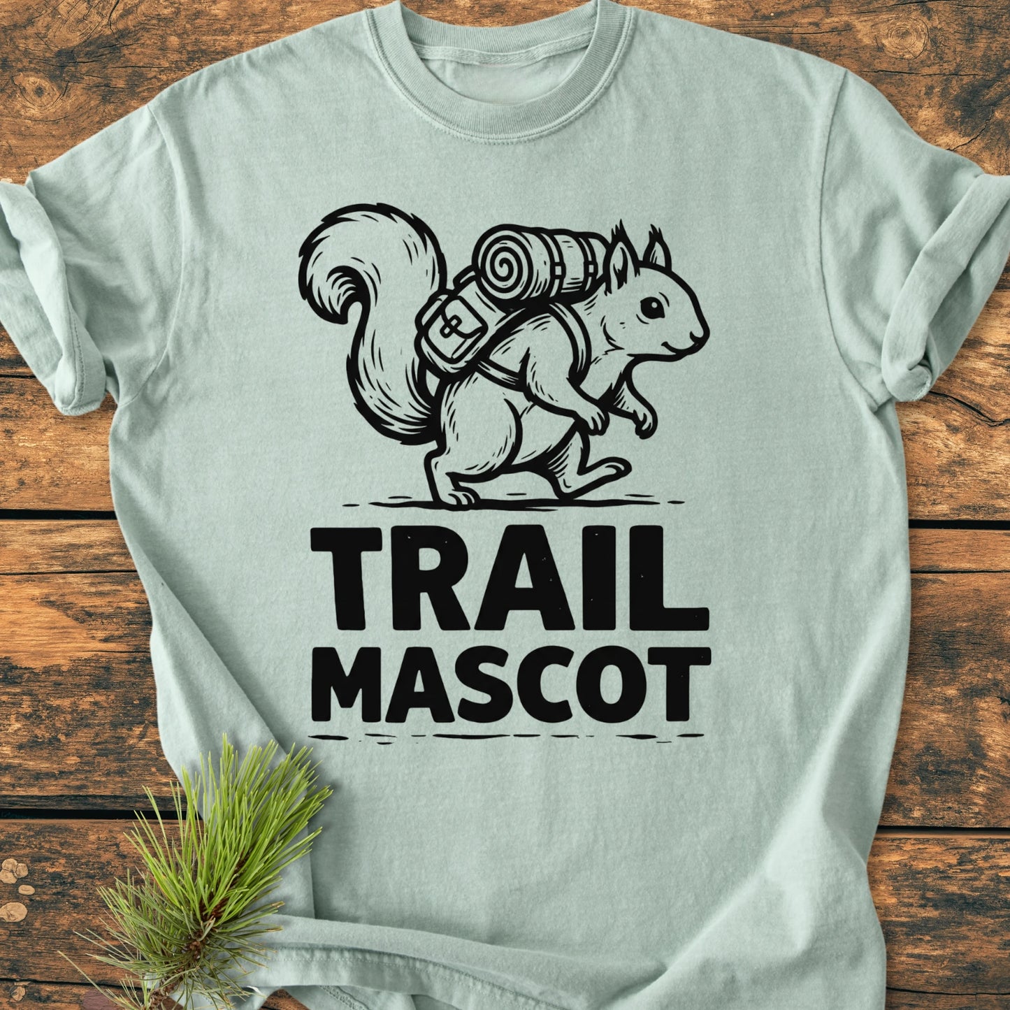 Trail Mascot Squirrel - Vintage Wash Tee
