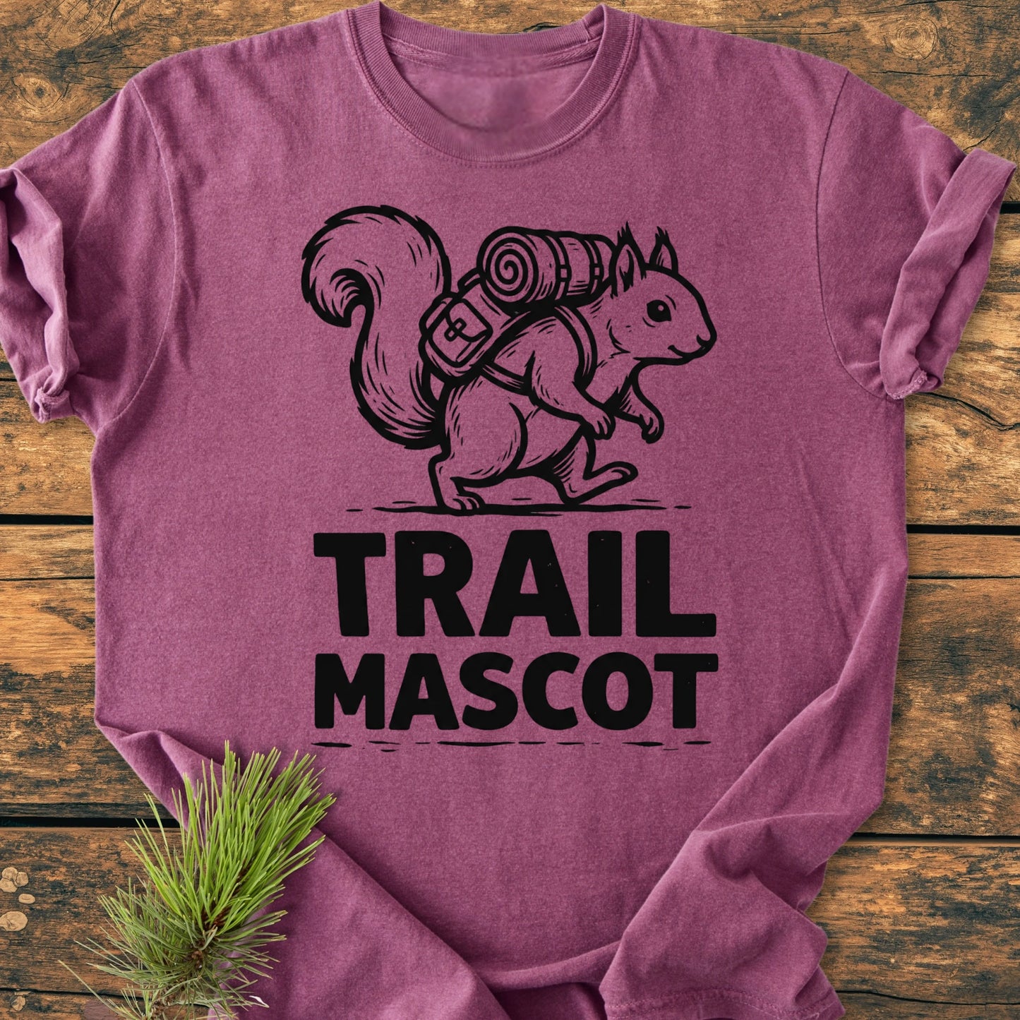 Trail Mascot Squirrel - Vintage Wash Tee